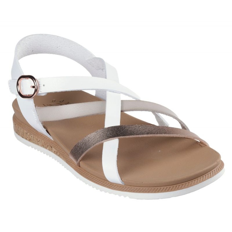Sandals Skechers Bobs Desert Kiss BAIXO - PATO CLANEIRA EM 114709 -WHT branco 1