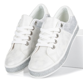 Seastar Sapatilhas brancas na encadernação branco 1