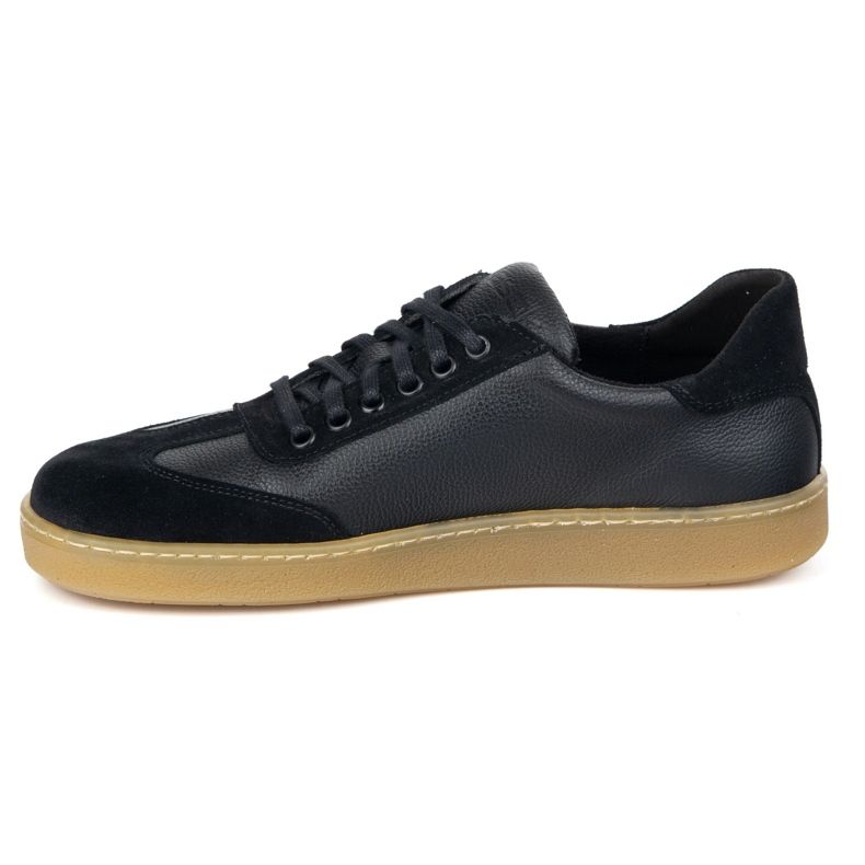 WASAK Sapatos de couro minimalista de pés descalços 0248W preto 1
