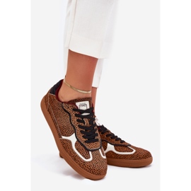 Tênis femininos Big Star de Daniel Lopez SS2D4016 Camel marrom 1