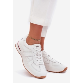 Sapatos de couro feminino tênis Big Star de Daniel Lopez SS2D4042 White branco 1