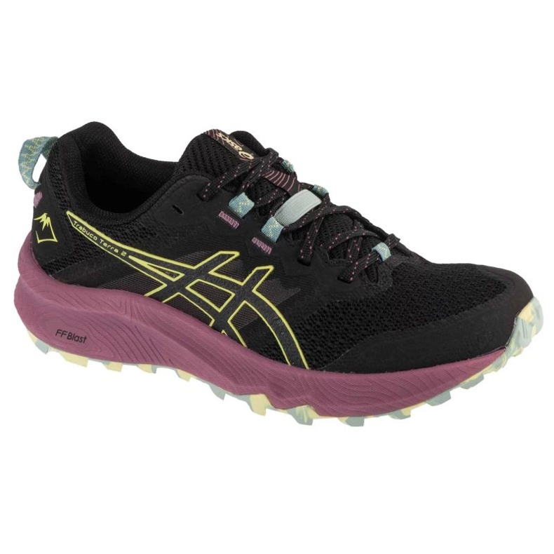 ASICS gel-trabuco Terra 2 tênis de corrida em 1012b427-004 preto 1