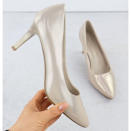 High Heels Satin Feminino -Golden Sergio Leone 1336 dourado 1