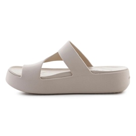 Flip-Flops Crocs Getaway Platform Toe Loop 210834-0LH bege 4
