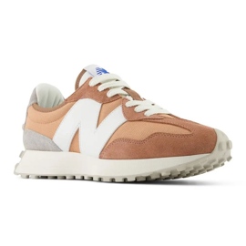 Sapatos esportivos femininos New Balance 327 Sneakers Suede Orange (U327CI) 3