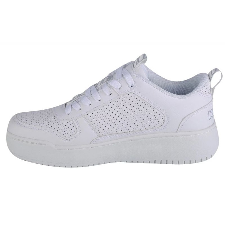 Sapatos esportivos femininos kappa fogo pf 243324oc-1010 branco 1