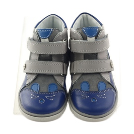 Sapatos de menino para coelho Bartek 11702 cinza azul 4