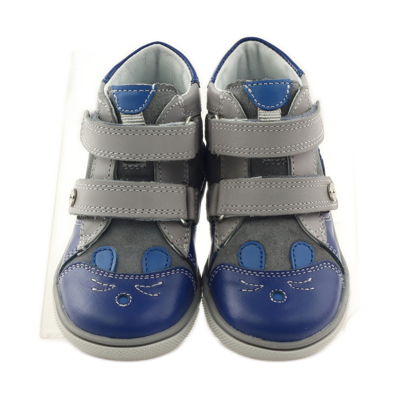 Sapatos de menino para coelho Bartek 11702 cinza azul 4