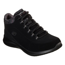 Skechers Ultra Flex apenas sapatos de refrigeração em 12918-BBK preto 1