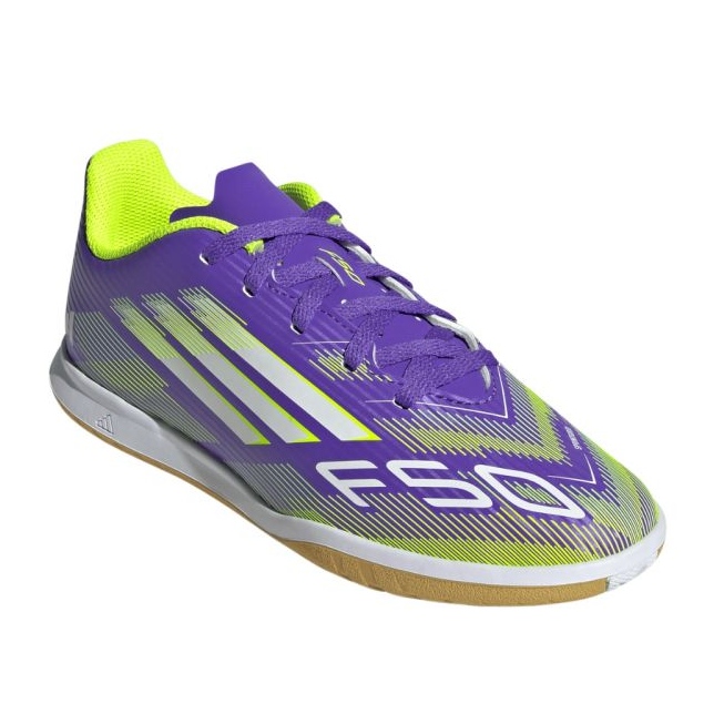 Adidas F50 Club em JR JI0042 Sapatos de futebol roxo 1