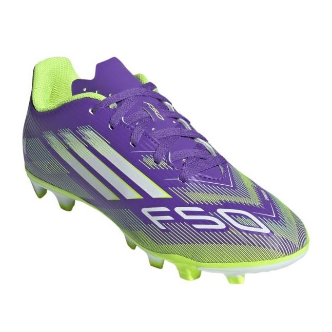 Adidas F50 Club FG/MG JR JI0030 Sapatos de futebol roxo 1
