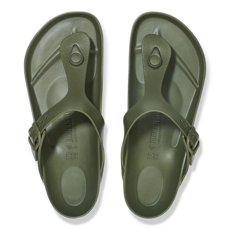 Flip -flops masculino Birkenstock Gizeh Eva 1019143 Green verde 2