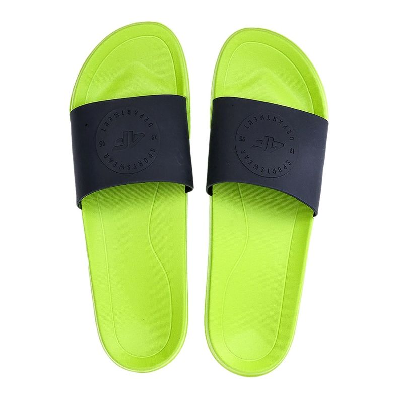 Slippers masculinos 4f M47A 4FMM00FFLIM047A 45S preto 5