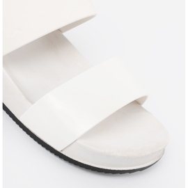 SHELOVET Chinelos brancos confortáveis 1