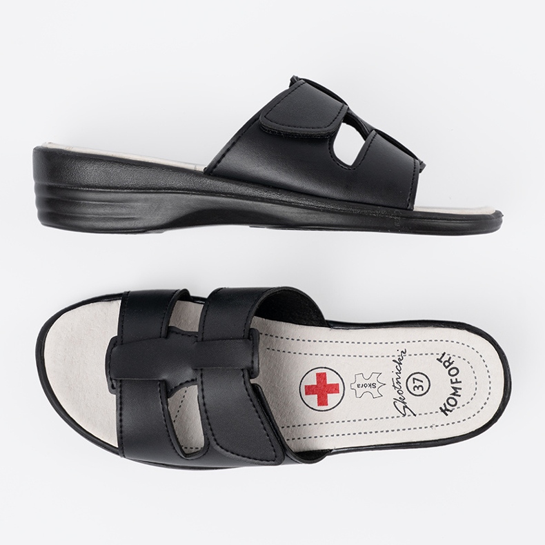 Shelvt Cunhas negras femininas preto 2