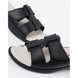 Shelvt Cunhas negras femininas preto 1