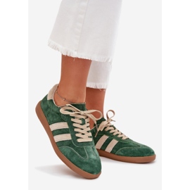 Boto Tênis de tênis verde sinela verde 1