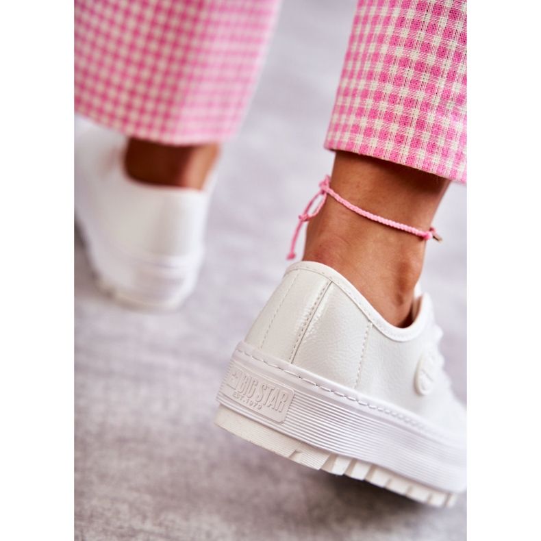 Tênis femininos pintados Big Star KK274045 Branco 3