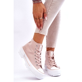 Tênis feminino Nude Big Star LL274157 rosa 1