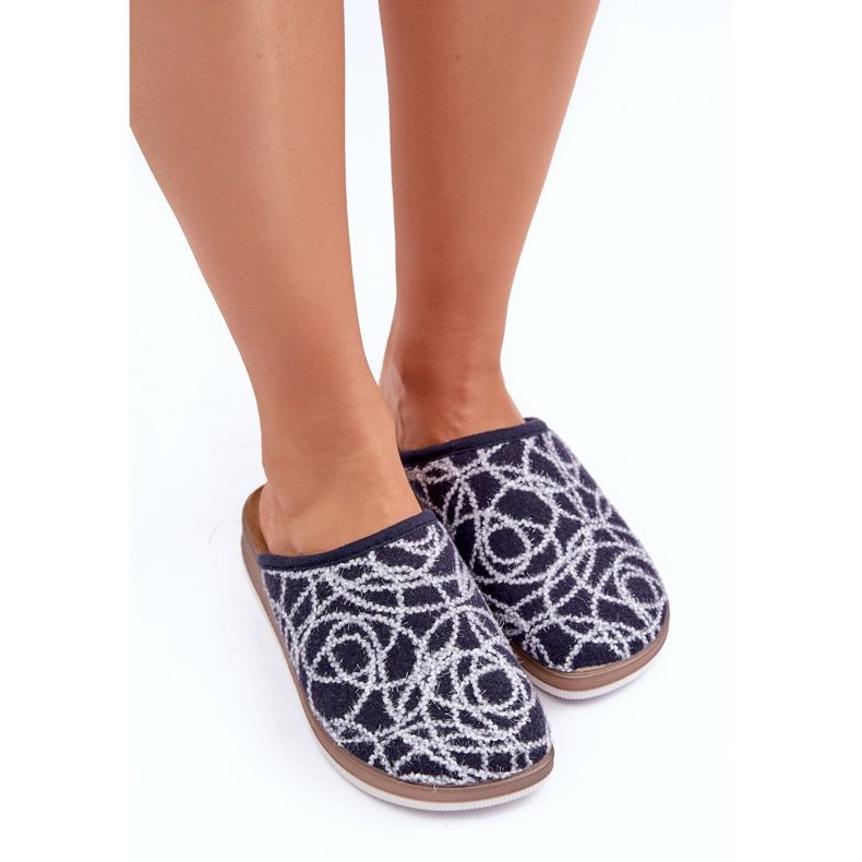 Inblu Blipes azuis marinhos brilhantes femininos CT000028 azul 2