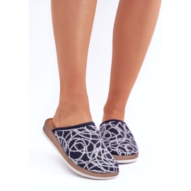 Inblu Blipes azuis marinhos brilhantes femininos CT000028 azul 3