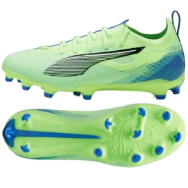 Puma Ultra 5 Pro FG/AG JR 107693-03 Sapatos de futebol verde 1