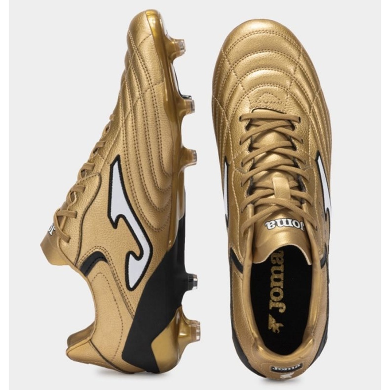 Joma Aguila Cup 2518 M ACUW2518FG Sapatos de futebol dourado 1
