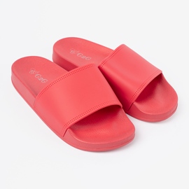 Shelvt Flippers femininos rosa confortáveis 1