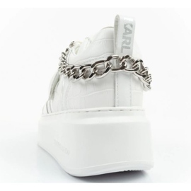 Sapatos esportivos femininos Karl Lagerfeld Anakapri KL63543 01s branco 3