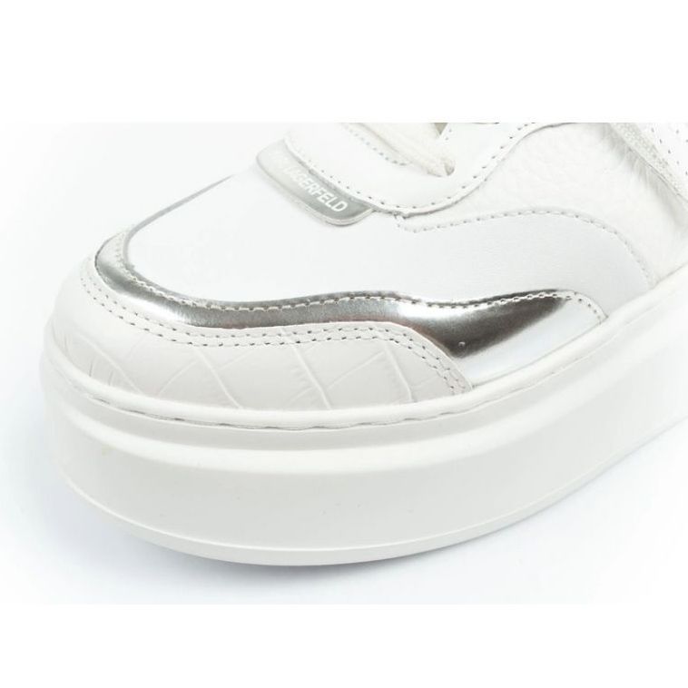 Sapatos esportivos femininos Karl Lagerfeld Anakapri KL63543 01s branco 4