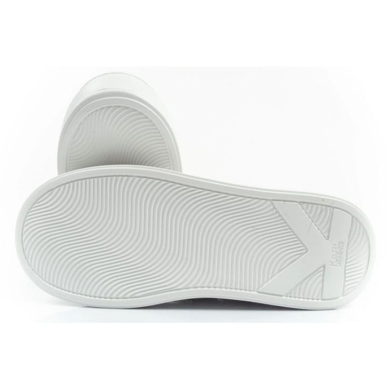 Sapatos esportivos femininos Karl Lagerfeld Anakapri KL63543 01s branco 6