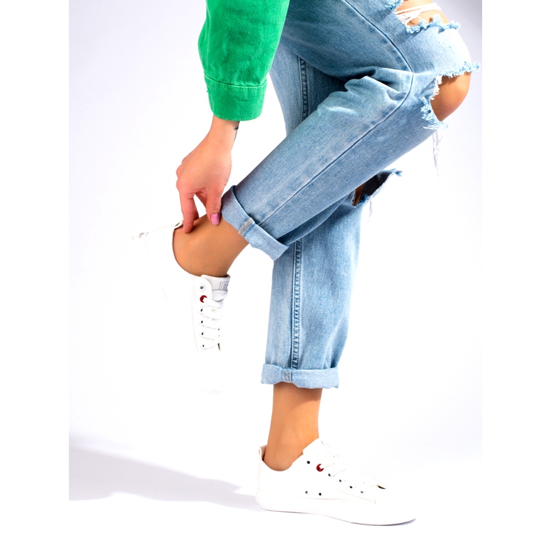 Big Star JJ274001 Sneakers baixos femininos branco 2