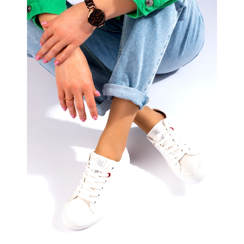 Big Star JJ274001 Sneakers baixos femininos branco 3