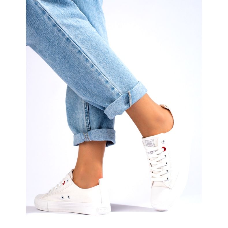 Big Star JJ274001 Sneakers baixos femininos branco 4