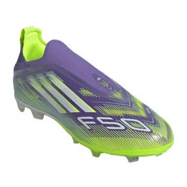 Adidas F50 Elite LL FG JR JH7709 Sapatos de futebol roxo 1