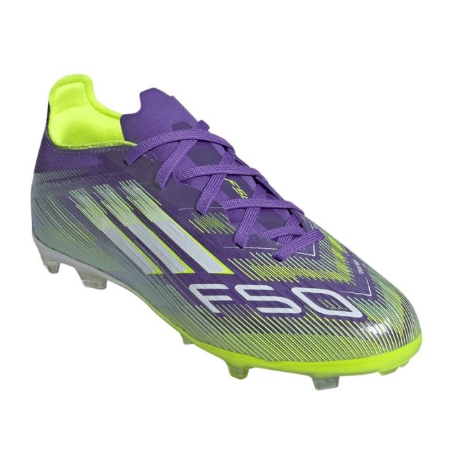 Adidas F50 Elite FG JR JH7714 Sapatos de futebol roxo 1