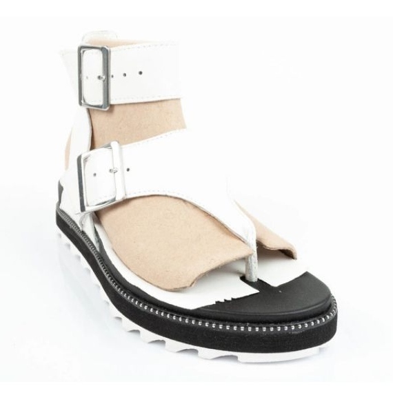 Sandálias femininas Sorel NL6272-125 Flip-flops branco 2