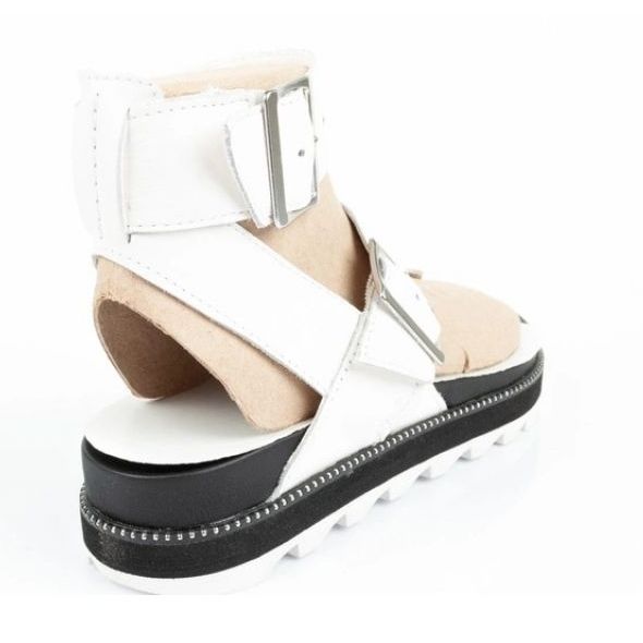 Sandálias femininas Sorel NL6272-125 Flip-flops branco 4