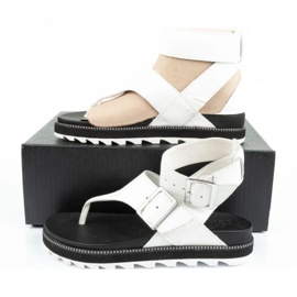 Sandálias femininas Sorel NL6272-125 Flip-flops branco 7