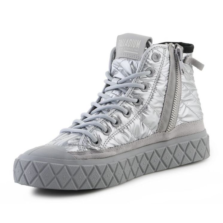 Palladium Ace de paládio de paládio feminino Re-Qalt 94325-082-M prata 3