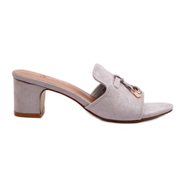 Seastar Chinelos femininos com eco-brasão cinza-cinza 4