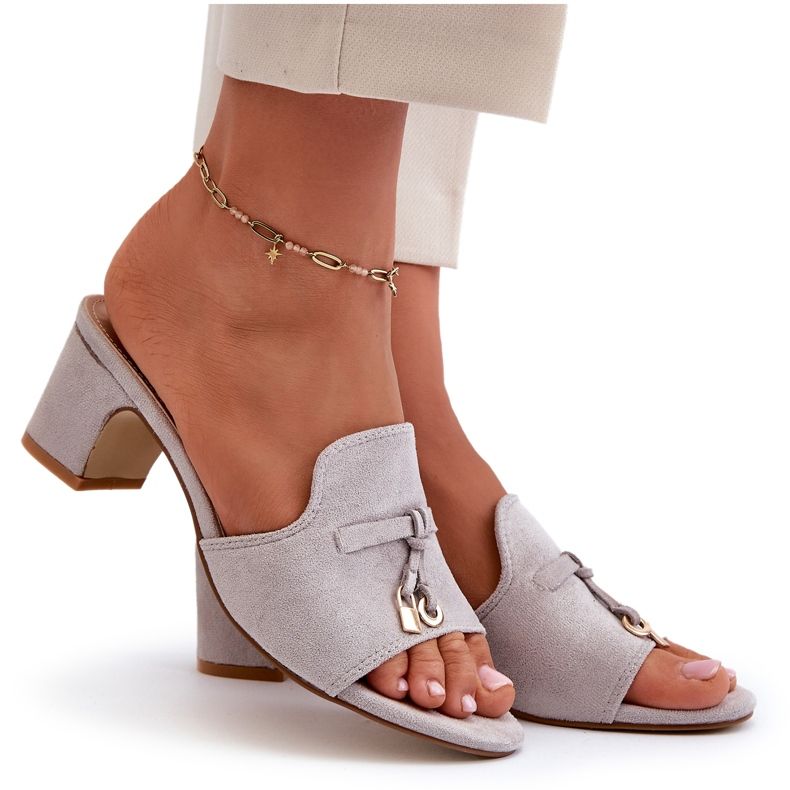 Seastar Chinelos femininos com eco-brasão cinza-cinza 5