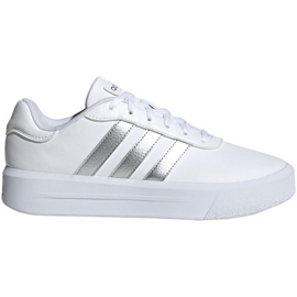 Sapatos de plataforma da Adidas Court em GV8996 branco 1