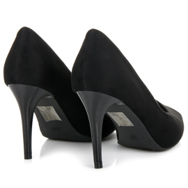 Saltos de camurça preta preto 1