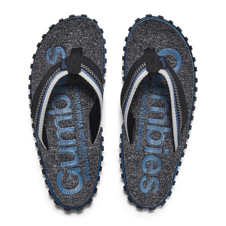 Chinelos masculinos gumbies cairns flip-flts unisex gu-ffcai023 preto 2