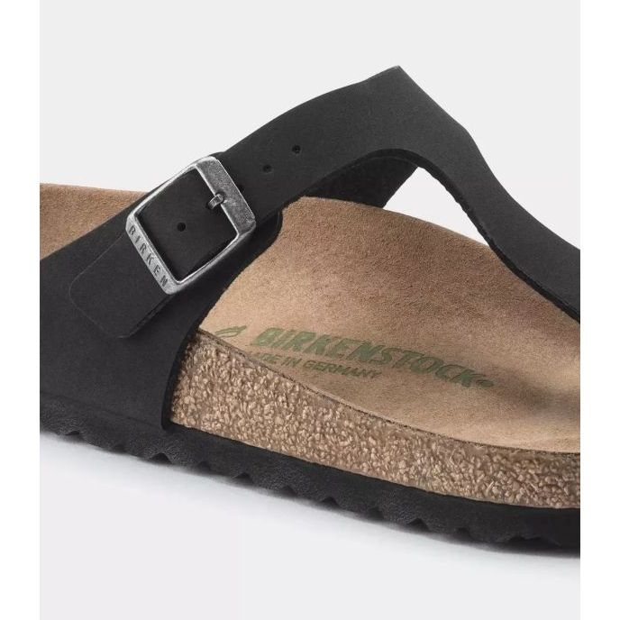 Flip -flops masculinos Birkenstock Gizeh BS 1020380 preto 4