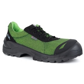 Fagum-Stomil Sapatos de couro masculinos 1172p Raptor Black S1 para Sr Aramid 3D verde 2