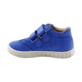 Sapatos de menino com velcro Bartuś azul 2 Sapatos de menino com velcro Bartuś azul 2
