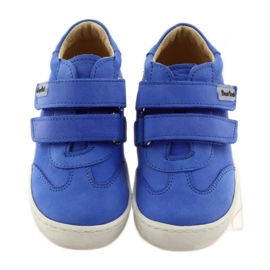 Sapatos de menino com velcro Bartuś azul 4