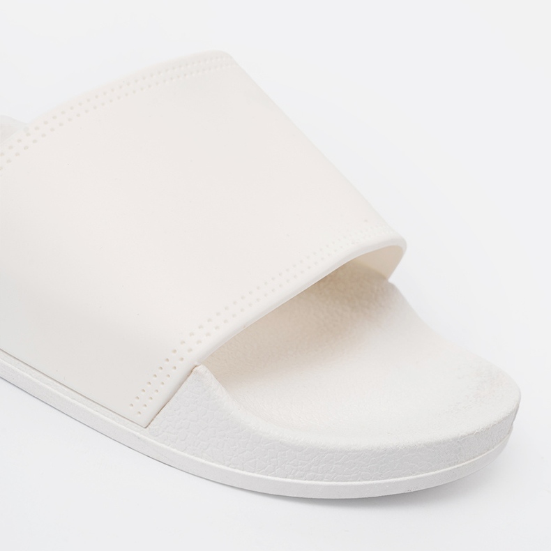 Shelvt Chinelos de praia branca branco 1